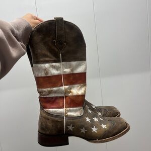 Roper American Flag Cowgirl Boots